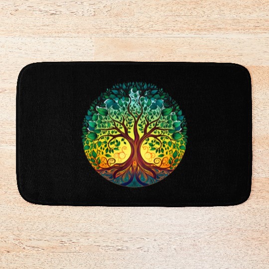 Tree of life, clothing, general items,Tree of Life Bath Mats