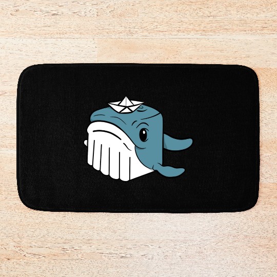 whale orca Bath Mats