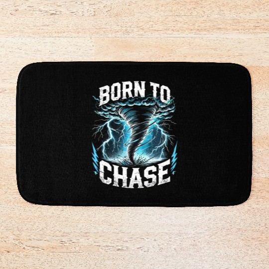 Tornado Chasing Adventures: Embrace Nature's Fury Bath Mats