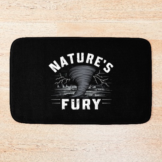 Tornado Chasing Adventures: Embrace Nature's Fury Bath Mats