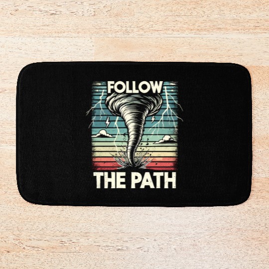 Tornado Chasing Adventures: Embrace Nature's Fury Bath Mats