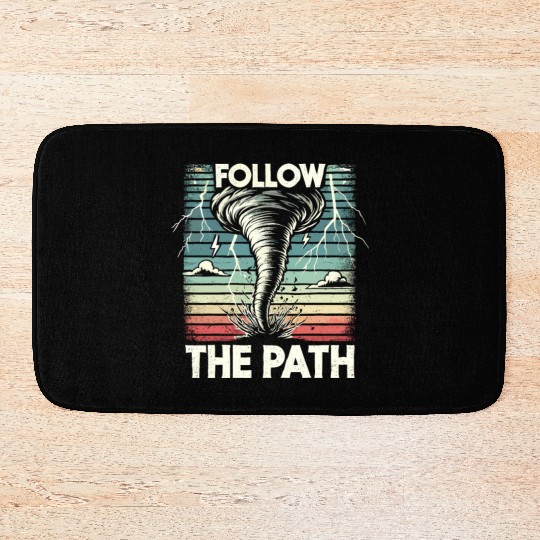 Tornado Chasing Adventures: Embrace Nature's Fury Bath Mats