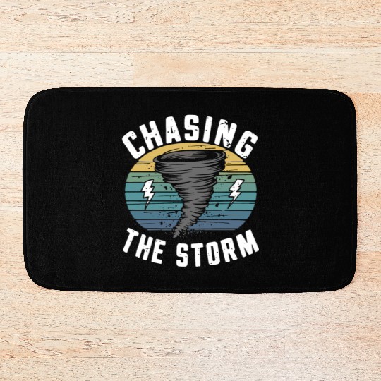 Tornado Chasing Adventures: Embrace Nature's Fury Bath Mats
