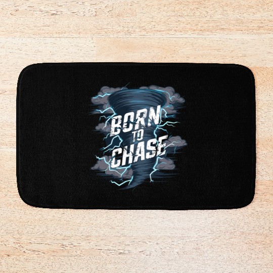 Tornado Chasing Adventures: Embrace Nature's Fury Bath Mats
