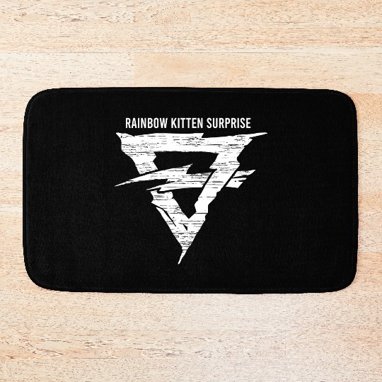 Rainbow Kitten Surprise Indie Band Tribute Bath Mats