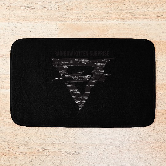 Rainbow Kitten Surprise Indie Band Tribute Bath Mats