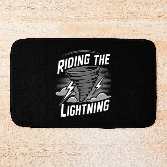 Tornado Chasing Adventures: Embrace Nature's Fury Bath Mats