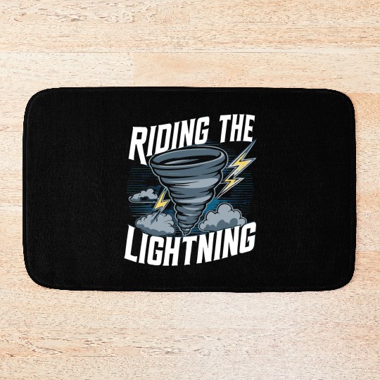 Tornado Chasing Adventures: Embrace Nature's Fury Bath Mats