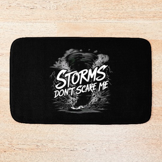 Tornado Chasing Adventures: Embrace Nature's Fury Bath Mats