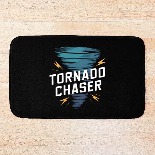 Tornado Chasing Adventures: Embrace Nature's Fury Bath Mats