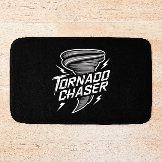 Tornado Chasing Adventures: Embrace Nature's Fury Bath Mats