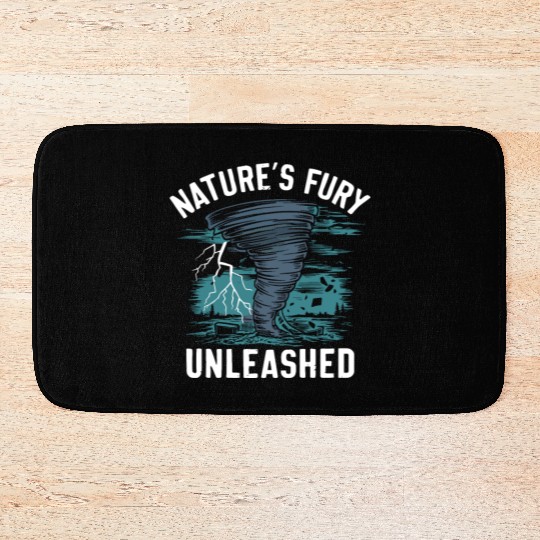Tornado Chasing Adventures: Embrace Nature's Fury Bath Mats