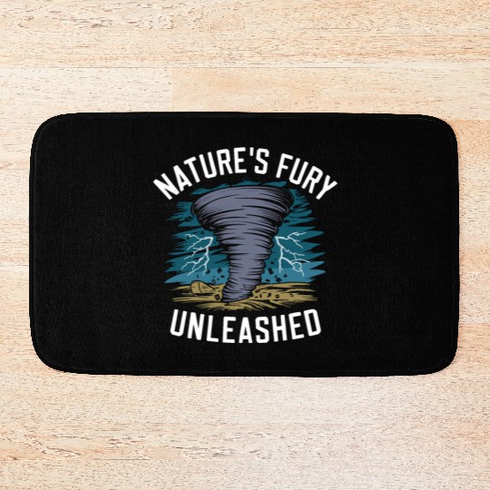 Tornado Chasing Adventures: Embrace Nature's Fury Bath Mats