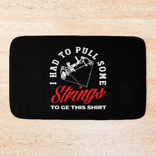 Bow Pun Archery Bath Mats