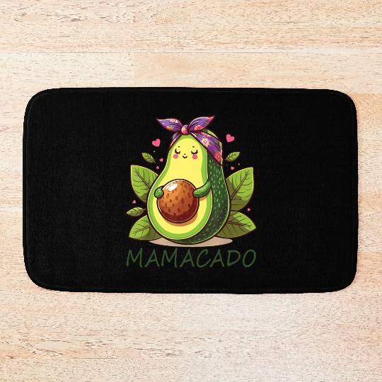 Mother's Day Avocado Lover Mamacado Bath Mats