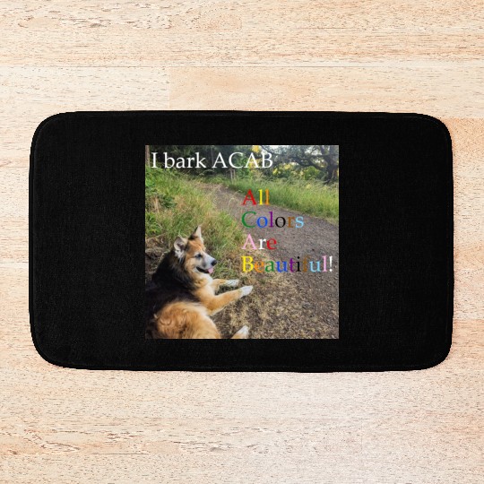 I bark ACAB Bath Mats