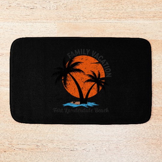 Family Vacation San Diego Fort Lauderdale Beach Bath Mats