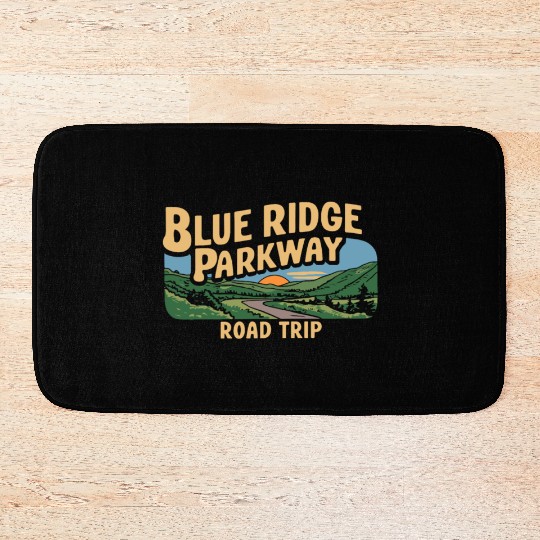 Blue Ridge Parkway Road Trip Adventure Bath Mats