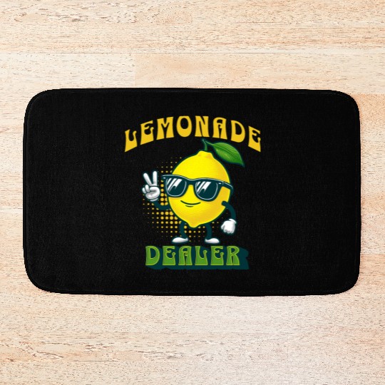 Lemonade Dealer Lemon Juice Stand Store Staff Bath Mats