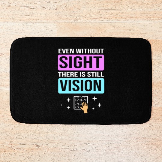 There Is Still Vision Blind Braille Writer Bath Mats