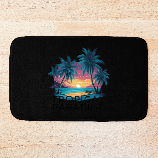 TROPICAL PARADISE Bath Mats