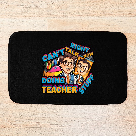 Cute Teacher Bath Mats
