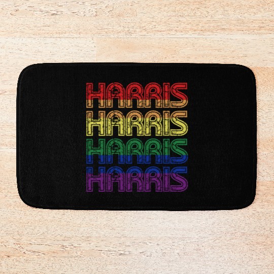 Kamala Harris 2024 LGBTQ Gay Pride Lesbian Bath Mats
