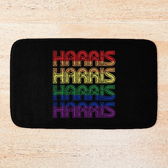 Kamala Harris 2024 LGBTQ Gay Pride Lesbian Bath Mats