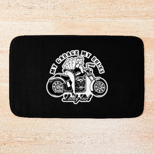 My Garage My Rules Pinup LIKE US ON FACEBOOK # Bath Mats