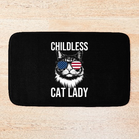 Childless Cat Lady Bath Mats