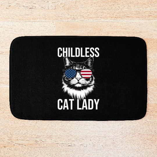 Childless Cat Lady Bath Mats