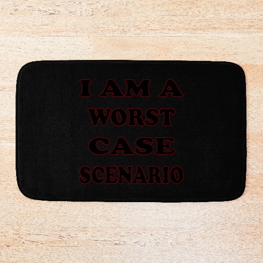I Am A Worst Case Scenario LIKE US ON FACEBOOK Bath Mats
