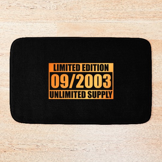 21st birthday Limited Edition - ꝏ Supply 09/2003 Bath Mats