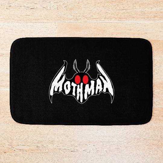 Mothman Monster Creepy Cryptid Bath Mats