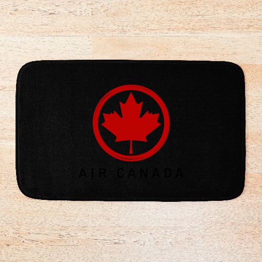 Stylish Air Canada Airline Design Bath Mats