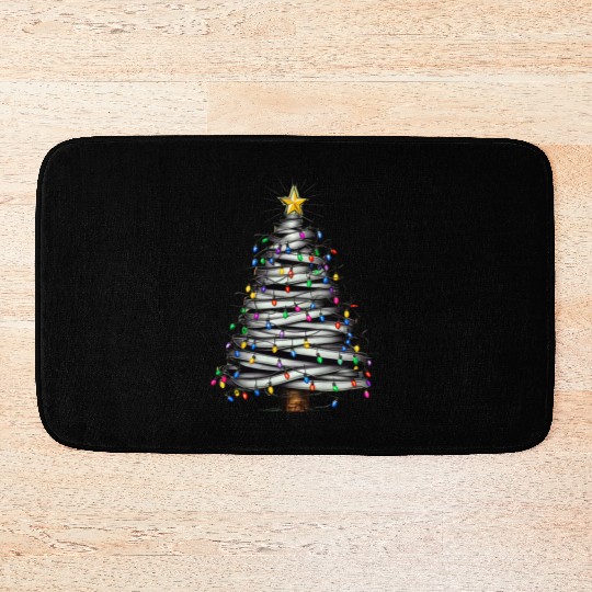 Christmas Light Tree Holiday Bath Mats