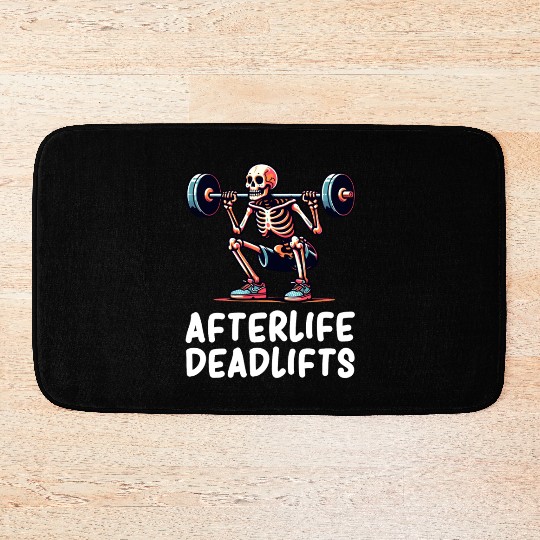 Skeleton - Skeleton Workout - Skeleton Fitness Bath Mats