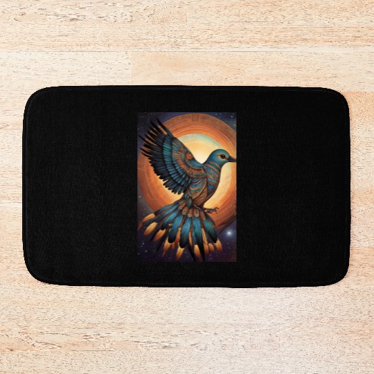 The Bird of Paradise Bath Mats