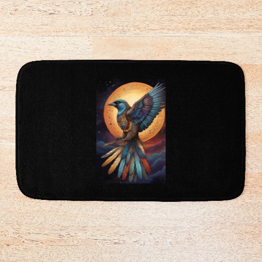 Bird of paradise Bath Mats