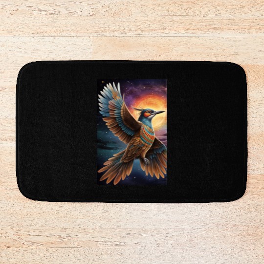 Bird of paradise Bath Mats