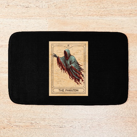Ghost Halloween Ghost Tarot Card Ghost Scary Ghost Bath Mats