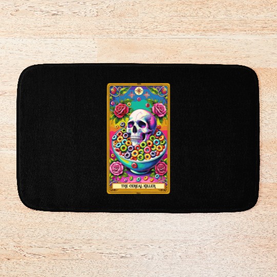 The Cereal Killer Tarot Bath Mats