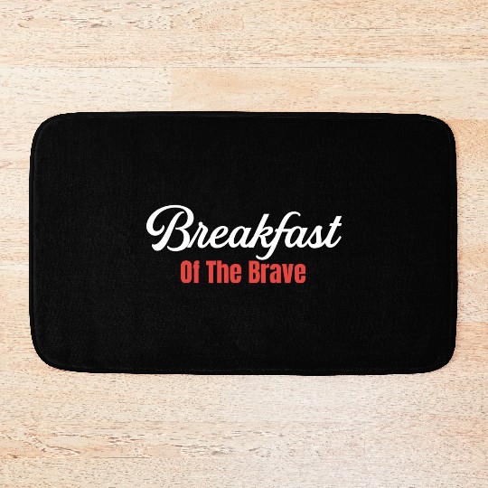 Breakfast Of The Brave Bacon and Cheese Meaty Bath Mats