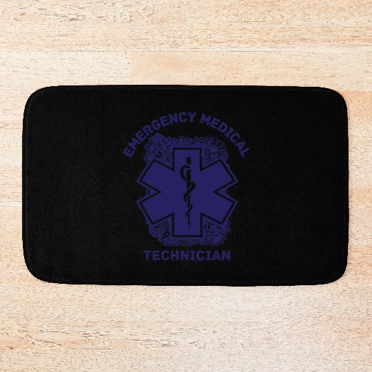 Emergency Medical Technician EMT Bath Mats