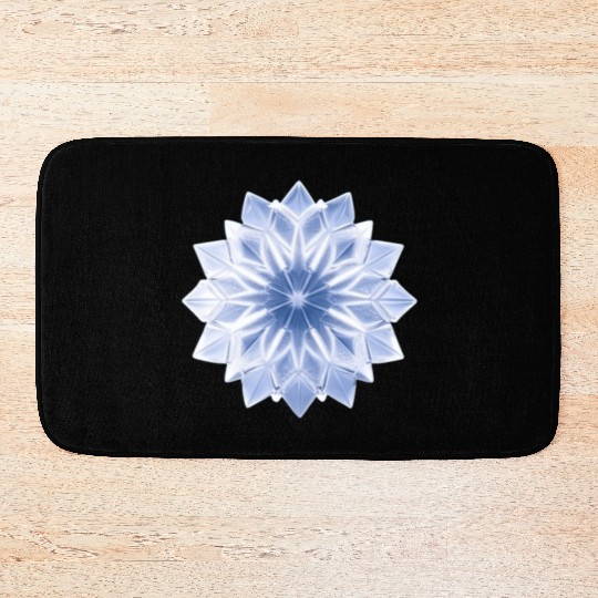 Ice Crystal Bath Mats