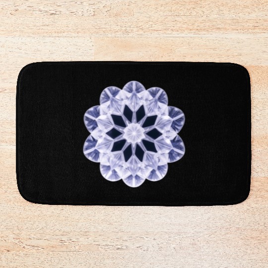 Ice Crystal Bath Mats
