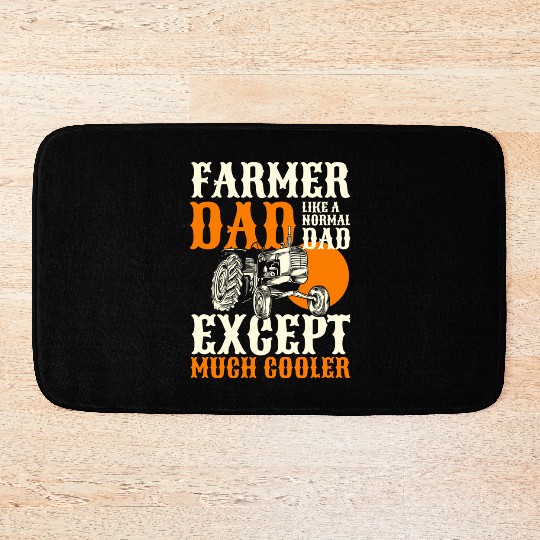 Farmer Yard Farmer Agriculture Bath Mats