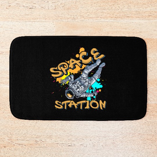 Graffiti Art Hip Hop Old School Bath Mats