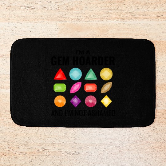 Crystal Collecting Rock Hunting Mineral Collector Bath Mats