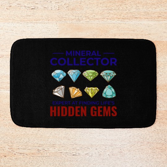 Crystal Collecting Rock Hunting Mineral Collector Bath Mats